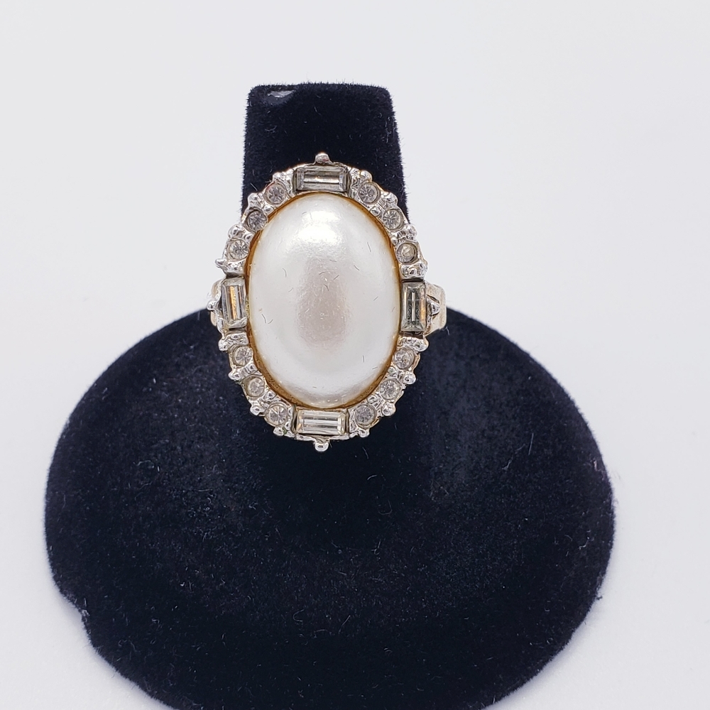 Vintage ESPO 14K Gold Electroplated Ring Size 7